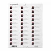 Cavalier King Charles Spaniel uit Parijs met liefd Etiket (Full Sheet)