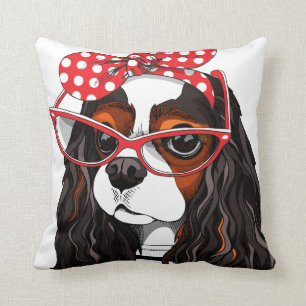Cavalier King Charles Spaniel uit Parijs met liefd Kussen