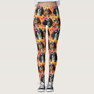 Cavalier King Charles Spaniel Valentijnsdag Leggings