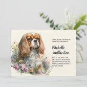 Cavalier King Charles Spaniel Verjaardag van de vr Kaart (Staand voorkant)