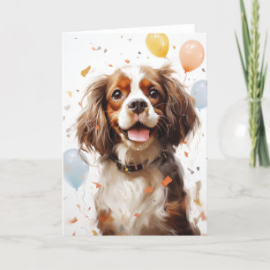 Cavalier King Charles Spaniel Viering Groet Bedankkaart