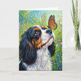 Cavalier King Charles Spaniel Vlindertuin Kaart