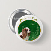 Cavalier King Charles Spaniel Vrede Ronde Button 5,7 Cm (Voorkant /achterkant)