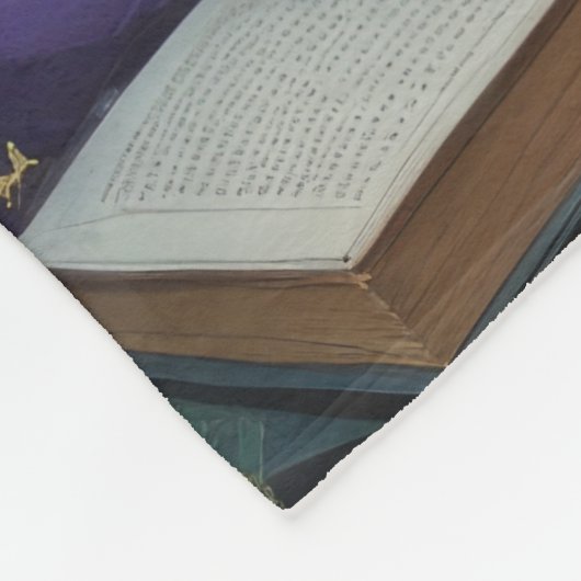 Cavalier King Charles Spaniel Whimsical Halloween Fleece Deken (Hoek)