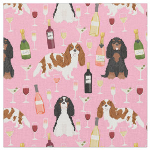 Cavalier King Charles Spaniel wijnroze Stof