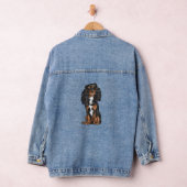 Cavalier King Charles Spaniel - Zwart en Tan Denim Jacket (Hangar)