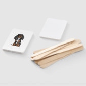 Cavalier King Charles Spaniel - Zwart en Tan Handwaaier (Niet-gemonteerd)