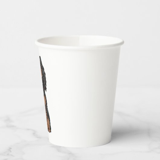 Cavalier King Charles Spaniel - Zwart en Tan Papieren Bekers (Links)