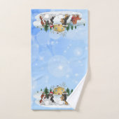 Cavalier King Charles Spaniels Bouwen van een Snee Bad Handdoek (Handdoek)