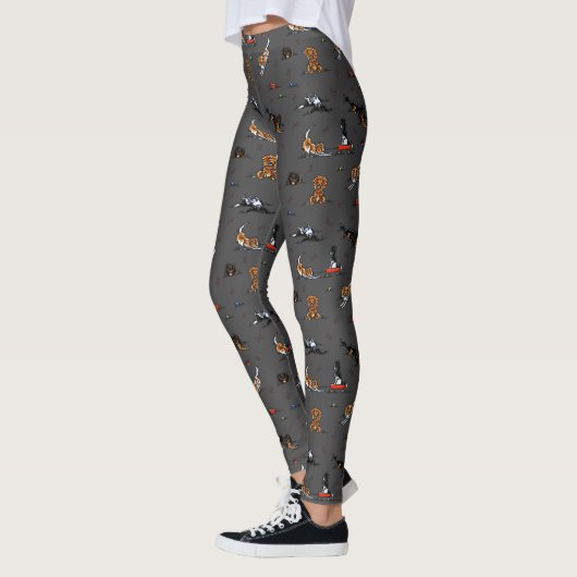 Cavalier King Charles Spaniels CKCS Doodles Leggings (Links)