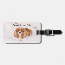 Cavalier King Charles Verlies Me Niet Bagagelabel