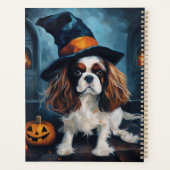 Cavalier King Citrouilles Halloween effrayant (Dos)