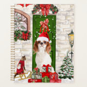 Cavalier King Dog Kerstmis Planner (Voorkant)