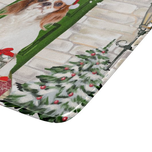 Cavalier King Dog Kerstmis Snijplank (Hoek)