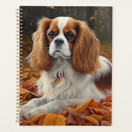 Cavalier King en automne Feuilles automne Inspirat (Devant)