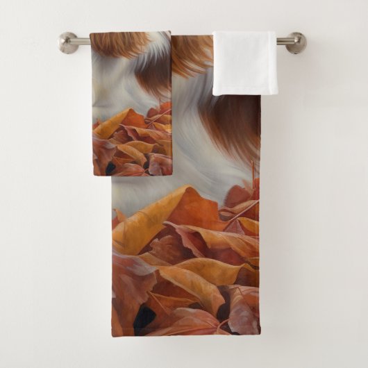 Cavalier King en automne Feuilles automne Inspirat (En situation)