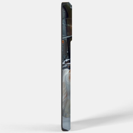 Cavalier King liet het sneeuwkerstborstel Case-Mate iPhone Case (Achterkant / Rechts)