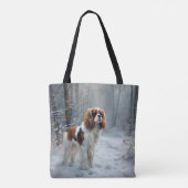 Cavalier King liet het sneeuwkerstborstel Draagtas (Achterkant)