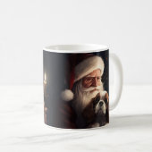 Cavalier King met Kerstman Feestelijke Kerstmis Koffiemok (Voorkant rechts)