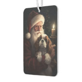 Cavalier King met Kerstman Feestelijke Kerstmis Luchtverfrisser (Links)