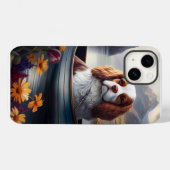 Cavalier King op een peddel: Een Schilderachtig av Case-Mate iPhone Case (Achterkant (horizontaal))