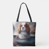 Cavalier King op een peddel: Een Schilderachtig av Draagtas (Achterkant)