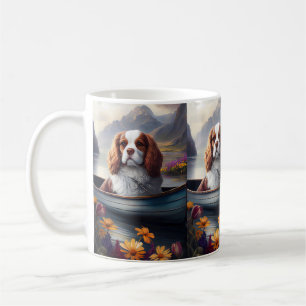 Cavalier King op een peddel: Een Schilderachtig av Koffiemok