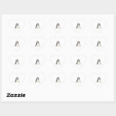 Cavalier King Schattig Hart Sticker (Vel)