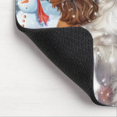 Cavalier King Winter Wonderland Kerstvreugde Muismat (Hoek)