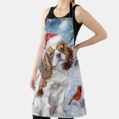 Cavalier King Winter Wonderland Kerstvreugde Schort (Insitu)