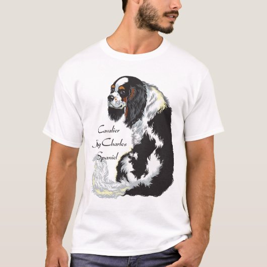 cavalier koning charles spaniel t-shirt (Voorkant)