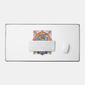 Cavalier Licorne Arc-en-Ciel Rétro (Clavier et souris)