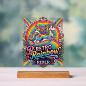 Cavalier Licorne Arc-en-Ciel Rétro (Neutre)