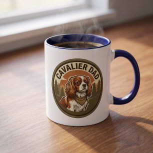 Cavalier Papa Koffiemok King Charles Hond Gesche Mok