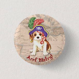 Cavalier Pirate Ronde Button 3,2 Cm