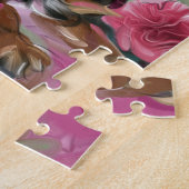 cavalier roi Charles spaniel PUZZLE | Noir et bron (Côté)