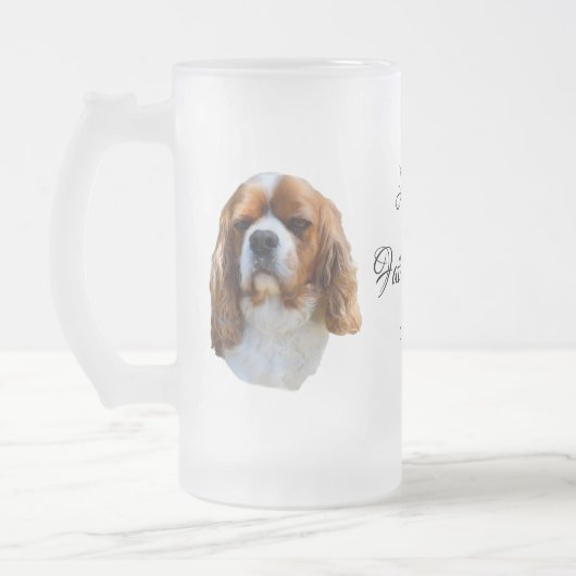 Cavalier Spaniel Fathers Day Matglas Bierpul (Links)