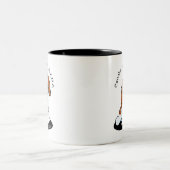 Cavalier Spaniel Mam Tweekleurige Koffiemok (Center)