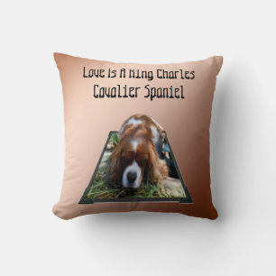 Cavalier Spaniel Popout Art, mode Kussen