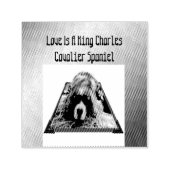 Cavalier Spaniel Popout Art, stempel met eigen ink (Design)