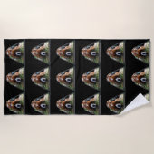 Cavalier Spaniel Popout, serviette de plage (Devant)