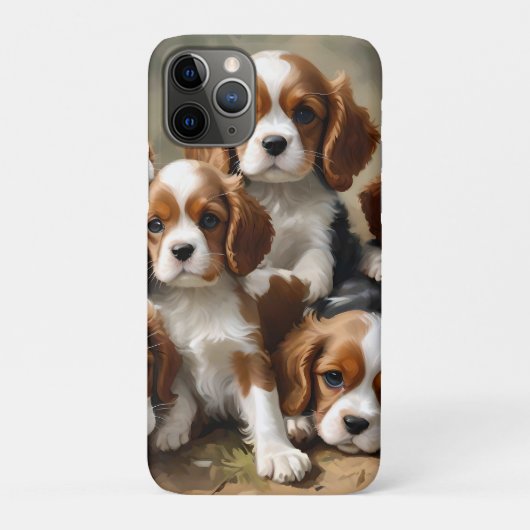 Cavalier Spaniel Puppies zijn zo Schattige, Case-Mate iPhone Case (Achterkant)