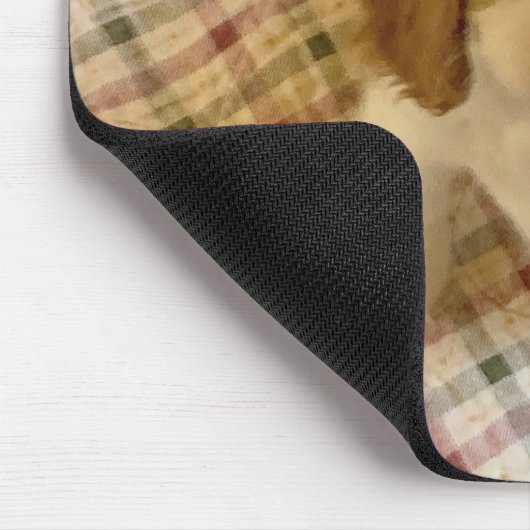 Cavalier Spaniel Puppy Mousepad Muismat (Hoek)