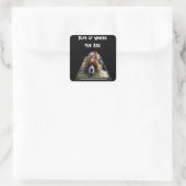 Cavalier Spaniel, Stickers Carrés (Sac)