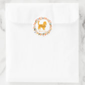 Cavalier Sticker - Gepersonaliseerd Pastel Oranje (Tas)