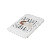 Cavalier Traits Bath Mat (Gekanteld)