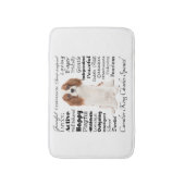 Cavalier Traits Bath Mat (Voorkant Verticaal)