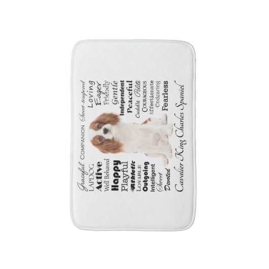 Cavalier Traits Bath Mat (Voorkant Verticaal)