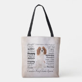 Cavalier Traits Canvas tas (Achterkant)