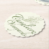 Cavaliere Vineyards Onderzetter (groen) (Gekanteld)